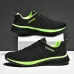 Autumn Fly Woven Soft Bottom Men Leisure Shoes Couple Running Shoes Black Green