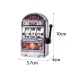 Mini Slot Machine Toy Rotatable Stress Reliever Children Party Jackpot Funny Jokes Play Toy Random Color