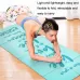 5mm Portable Travel Thick Fold Yoga Pad Student Nnap Mat Light Rose Red Print