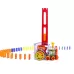 Puzzle Domino Car Electric Train With Sound And Light Music Automatic Licensing Electric Car Toy Transparent