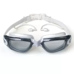 Children HD Anti-fog Waterproof Myopia Swimming Goggles Optical Gray