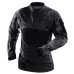 Wearable Long-sleeved Frog Field Suit for Men Black Python