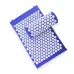 TPE Sponge Acupuncture Acupoint Pain Relief Acupuncture Massage Pad Yoga Mat and Pillow Set Blue