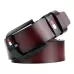 Men Retro Casual Antique Pin Buckle Leather Belt Waistband
