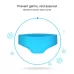 Women Fashion Silicone Swim Trunks Black