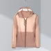 Ladys Outdoor UV Proof Breathable Lightweight UPF 70 Couples Sun Proof Clothes Brown