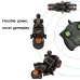 Remote Control Motorcycle Drifting Rotating High-Speed Side-Tracking Off-Road Motorcycle Black Orange