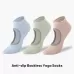 Backless Non-Slip Yoga Dance Socks Gym Indoor Floor Sports Socks Green