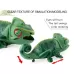 Children Electric Infrared Remote Control Crawling Chameleon Colorful Breathing Light Tricky Toy