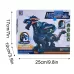 Electric Mechanical Dinosaur Toy Simulation Animal Toy Multifunctional Sound And Light Toy No Spray-Green