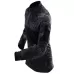 Wearable Long-sleeved Frog Field Suit for Men Black Python