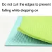 5mm Portable Travel Thick Fold Yoga Pad Student Nnap Mat Light Rose Red Print