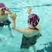 Finger Flexible Silicone Swimming Gloves Samll Size Green