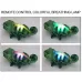 Children Electric Infrared Remote Control Crawling Chameleon Colorful Breathing Light Tricky Toy