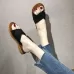 Summer Ladies Outdoor Flat Slippers Black