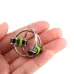 4pcs Key Ring Tri-Spinner Anti Anxiety EDC Toy for Autism ADHD Green