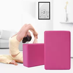 High Density Yoga Block Foam Brick Women Home Exercise Fitness Health Gym Practice Tool