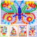 296 in 1 / Set Early Childhood Educational Creative DIY Desktop Mushroom Nail Puzzle Game Toy