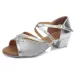 Tango Salsa Latin Low Heel Soft Bottom Dance Shoes for Girls or Women