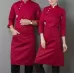 Men and Women Hotel Canteen Cake Baker Kitchen Long Sleeve Work Clothes Bule