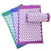 TPE Sponge Acupuncture Acupoint Pain Relief Acupuncture Massage Pad Yoga Mat and Pillow Set Blue