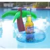Inflatable Coconut Tree Shaped Floating Drink Holder