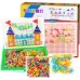 296 in 1 / Set Early Childhood Educational Creative DIY Desktop Mushroom Nail Puzzle Game Toy