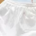 Casual Loose Cotton Linen Five-point Shorts Dark Green