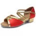 Tango Salsa Latin Low Heel Soft Bottom Dance Shoes for Girls or Women