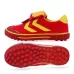 Children Soccer Shoes Antiskid Wear-Resistant Nylon Fastener Football Training Shoes Red