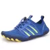 Outdoor Sports Hiking Shoes Antiskid Fishing Wading Shoes Lovers Beach Shoes Blue