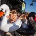 Swan Shaped Inflatable Floating Swimming Safety Pool Ring