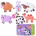Children Early Education Picture Puzzle Toy Box Set Livestock Animal