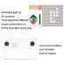 Tangram Hualongdao Geometry Puzzle Electronic Puzzle Transformation Toy White