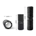Yoga Pilates Fitness EVA Roller Muscle Relaxation Massage Black