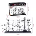 Space Rail DIY Physics Spacewarp Rollercoaster Model Kit 16000mm Rail 342 in 1