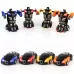 One-click Transforming Toy Car Impact Deformation Toy Model Car Blue