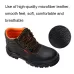Microfiber Leather Anti-puncture Wear-resistant Work Shoes Smash-proof Oil-resistant Safety Shoes Low-top