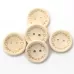 100 PCS/Set 15mm Natural Color Wooden Buttons Handmade Love Letter Wood Button Craft DIY Baby Apparel Accessories