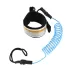 Surf Bodyboard Safety Hand Rope TPU Surfboard Paddle Towing Rope Lake Blue