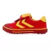 Children Soccer Shoes Antiskid Wear-Resistant Nylon Fastener Football Training Shoes Red