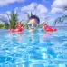 Children Inflatable Red Crabs Shape Arm Bands Floatation Sleeves Water Wings Swimming Floats