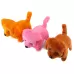 2 PCS Plush Puppy Electric Toys Can Will Move Forward / Will Backwards / Sounding and Luminous Eyes