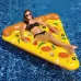 Inflatable Pizza Slice Shaped Floating Mat Swimming Ring