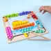 Chopsticks Clip Beads Educational Toys Hand-Eye Coordination Concentration Training Toys Random Color Delivery