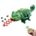 Children Electric Infrared Remote Control Crawling Chameleon Colorful Breathing Light Tricky Toy