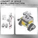MoFun SW RC 009 DIY Stainless Steel Assembly Remote Control Robot Interactive Intelligence Toy