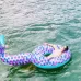 Inflatable Large Mermaid Tail Pool Lounge Swimming Ring Floating Raft Floats