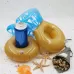 Diamond Ring Shape Inflatable Coaster Floating Water Drink Cup Holder Beach Supplies