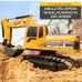 6 Channel 1/24RC Remote-controlled Engineering Metal Excavator Charging RC Car